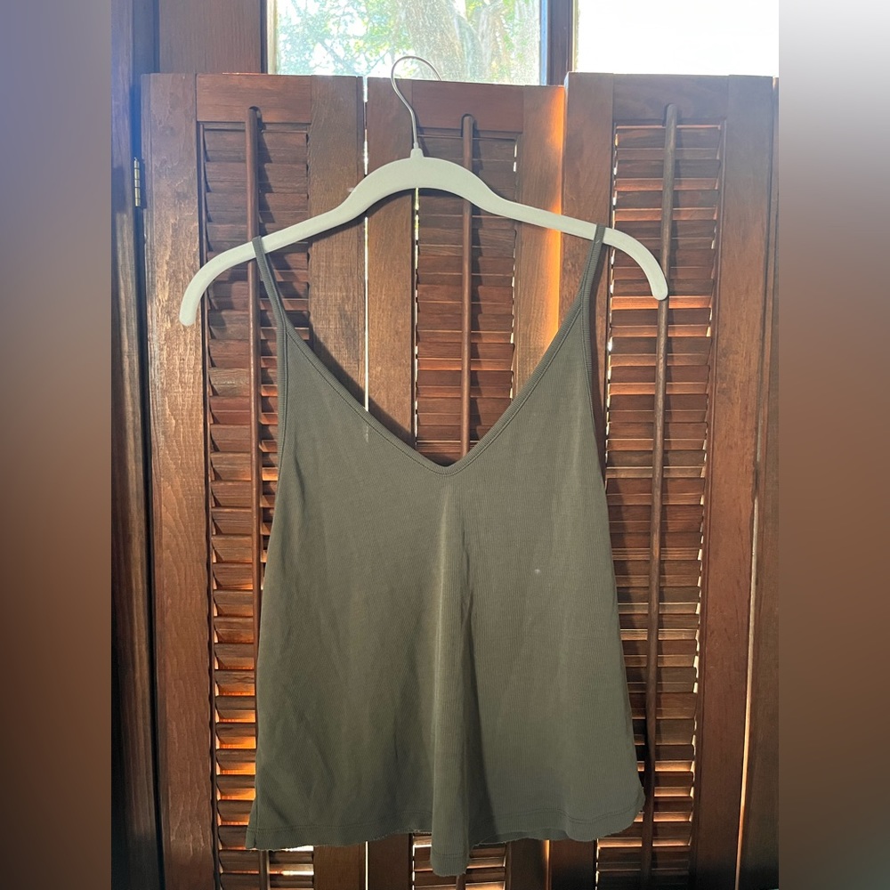 Free people raw hem tank top